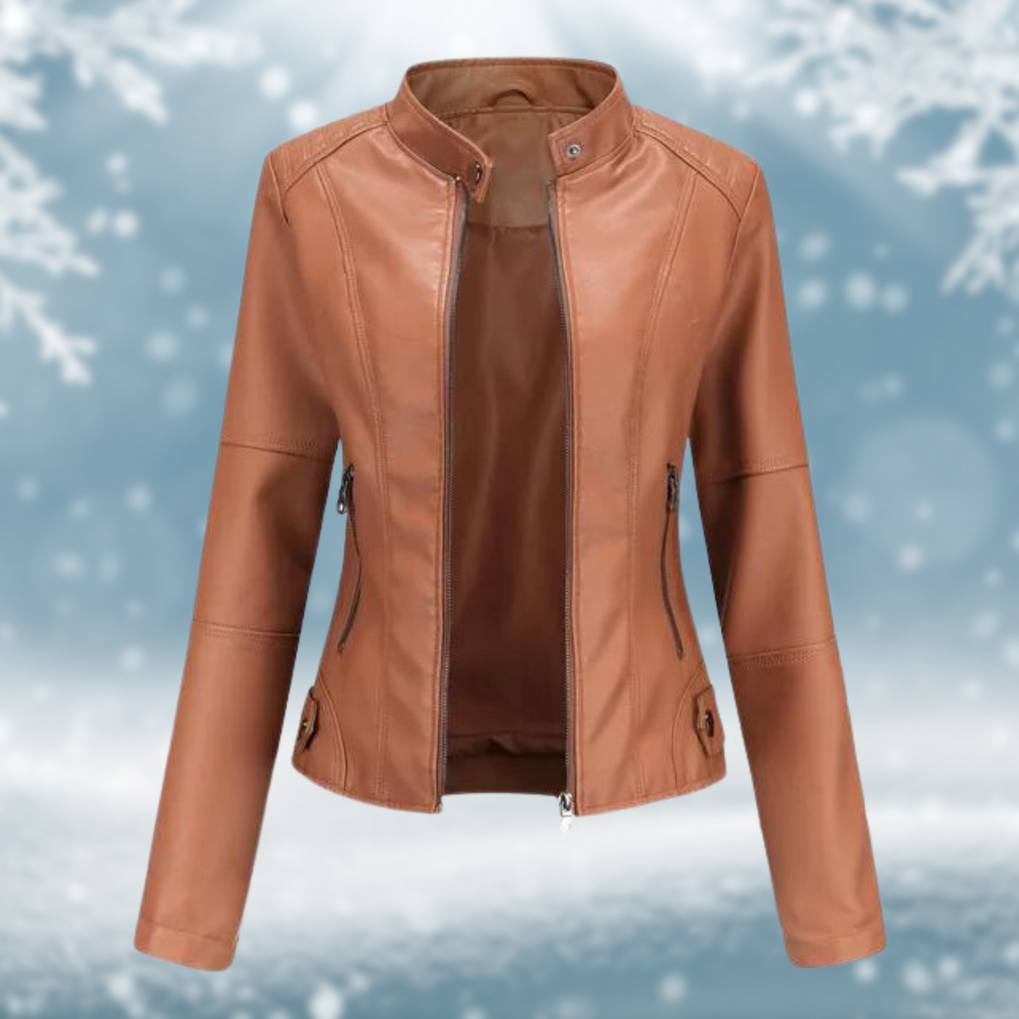 Ayla: Vegan Leather Jacket