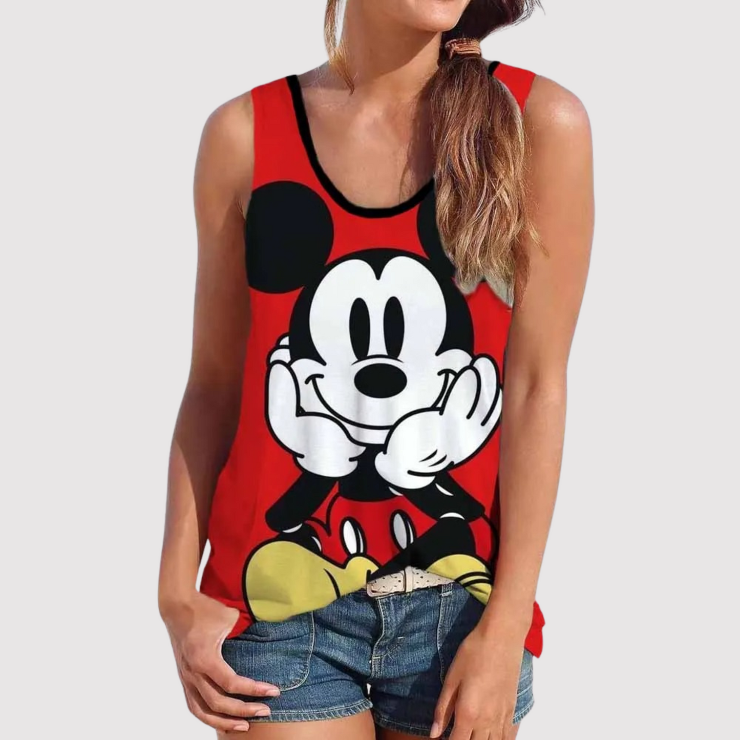 Katherine Disney Mickey Mouse Printed Top