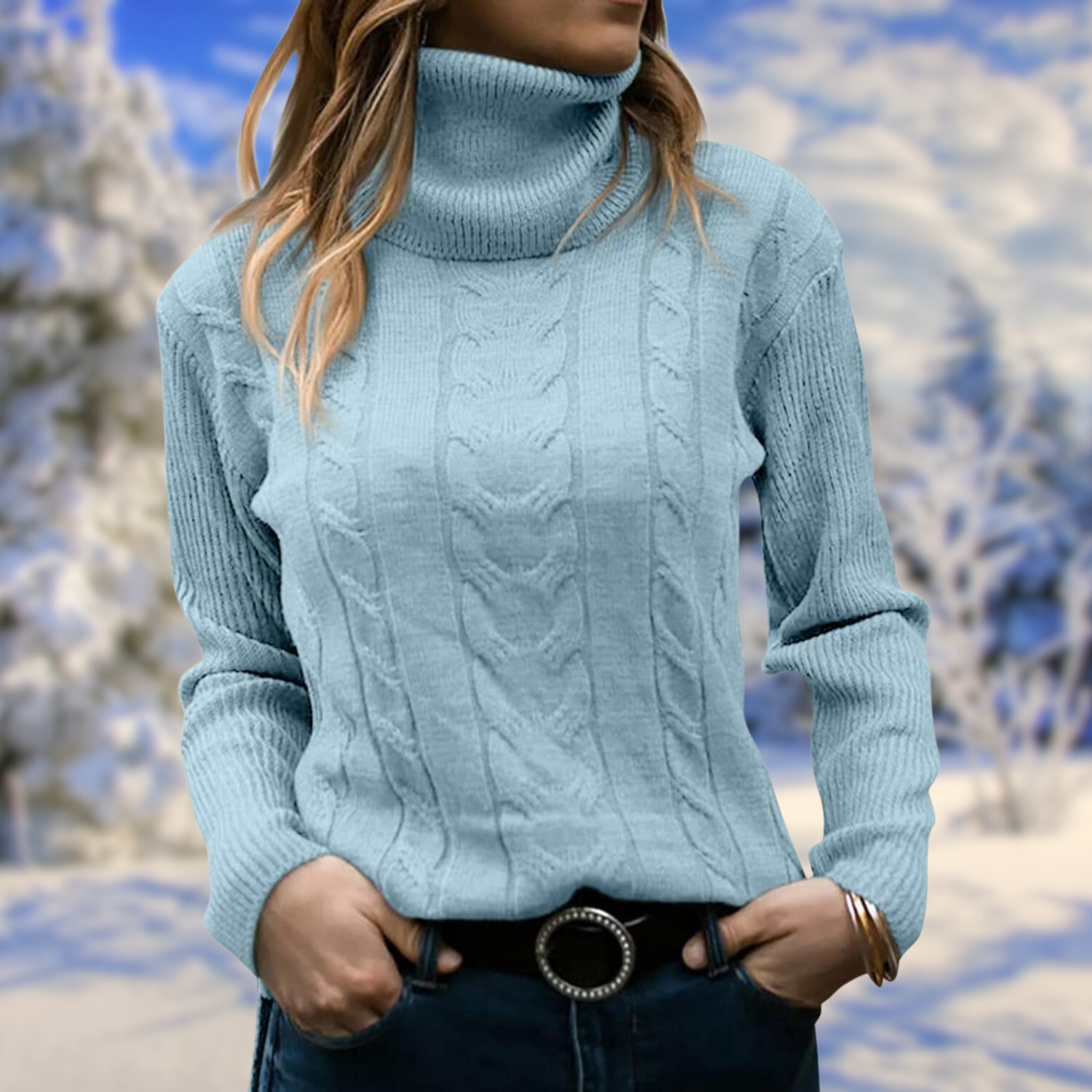 Agnes Rollneck Sweater