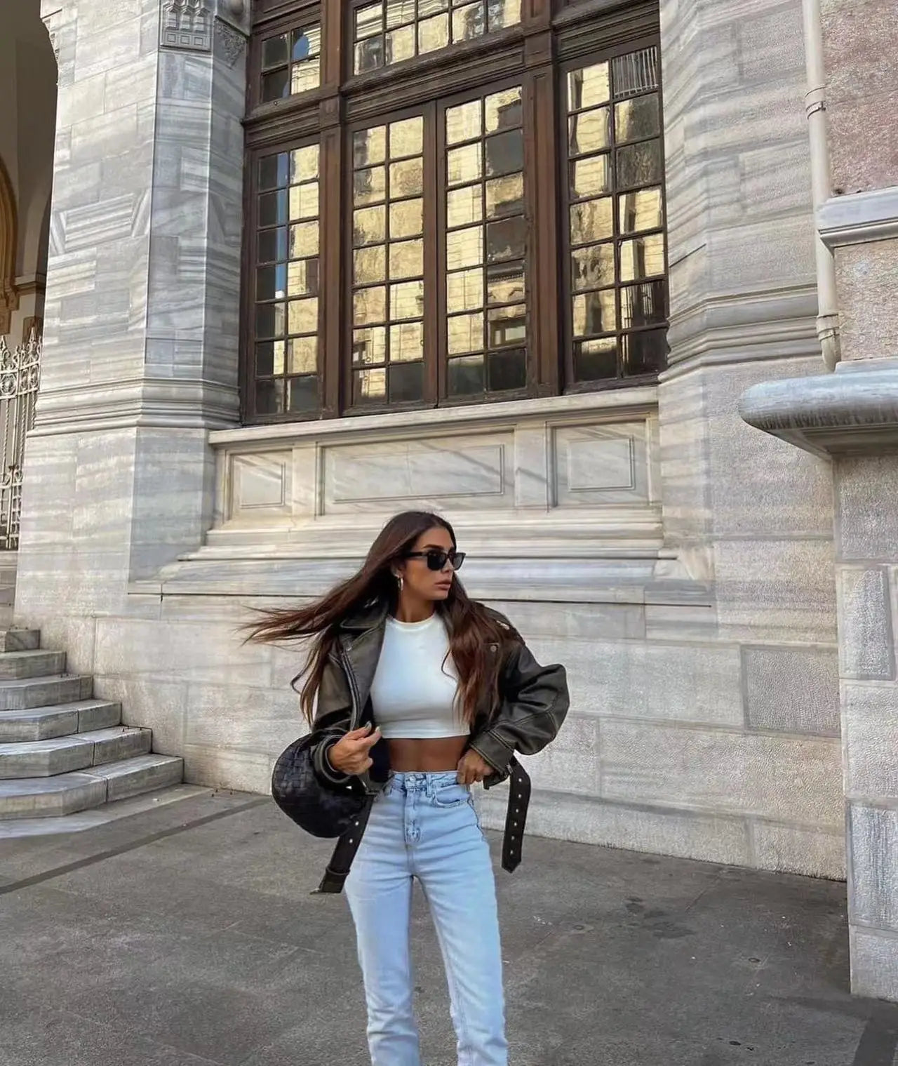 Aisha Damen Vintage Jacke