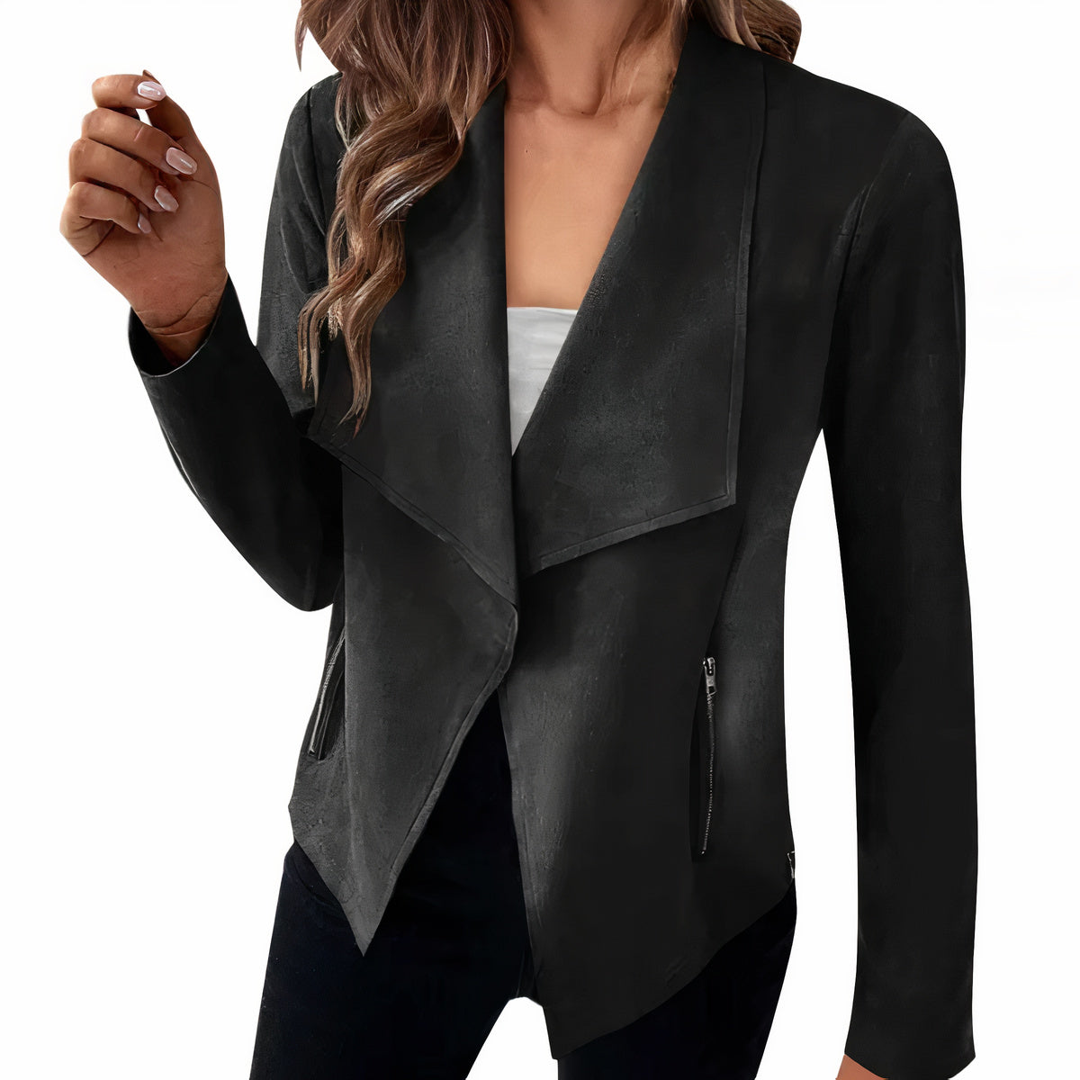 Damen Blazer aus Wildleder - Modell Saskia