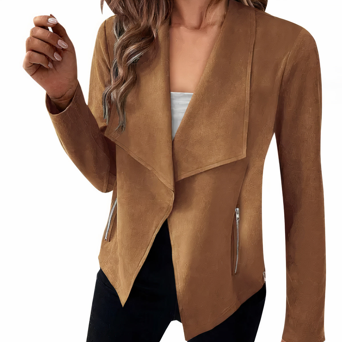 Damen Blazer aus Wildleder - Modell Saskia