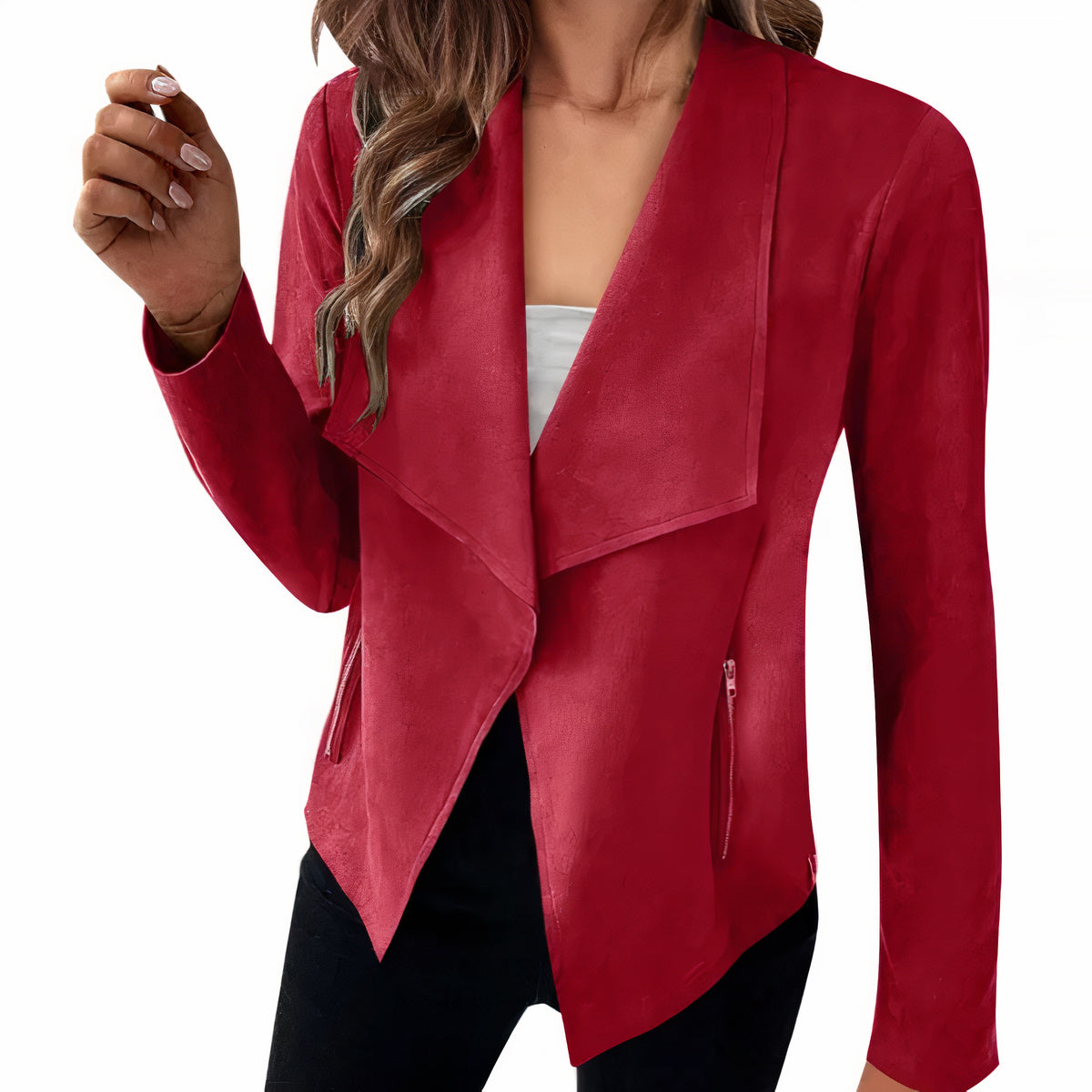 Damen Blazer aus Wildleder - Modell Saskia