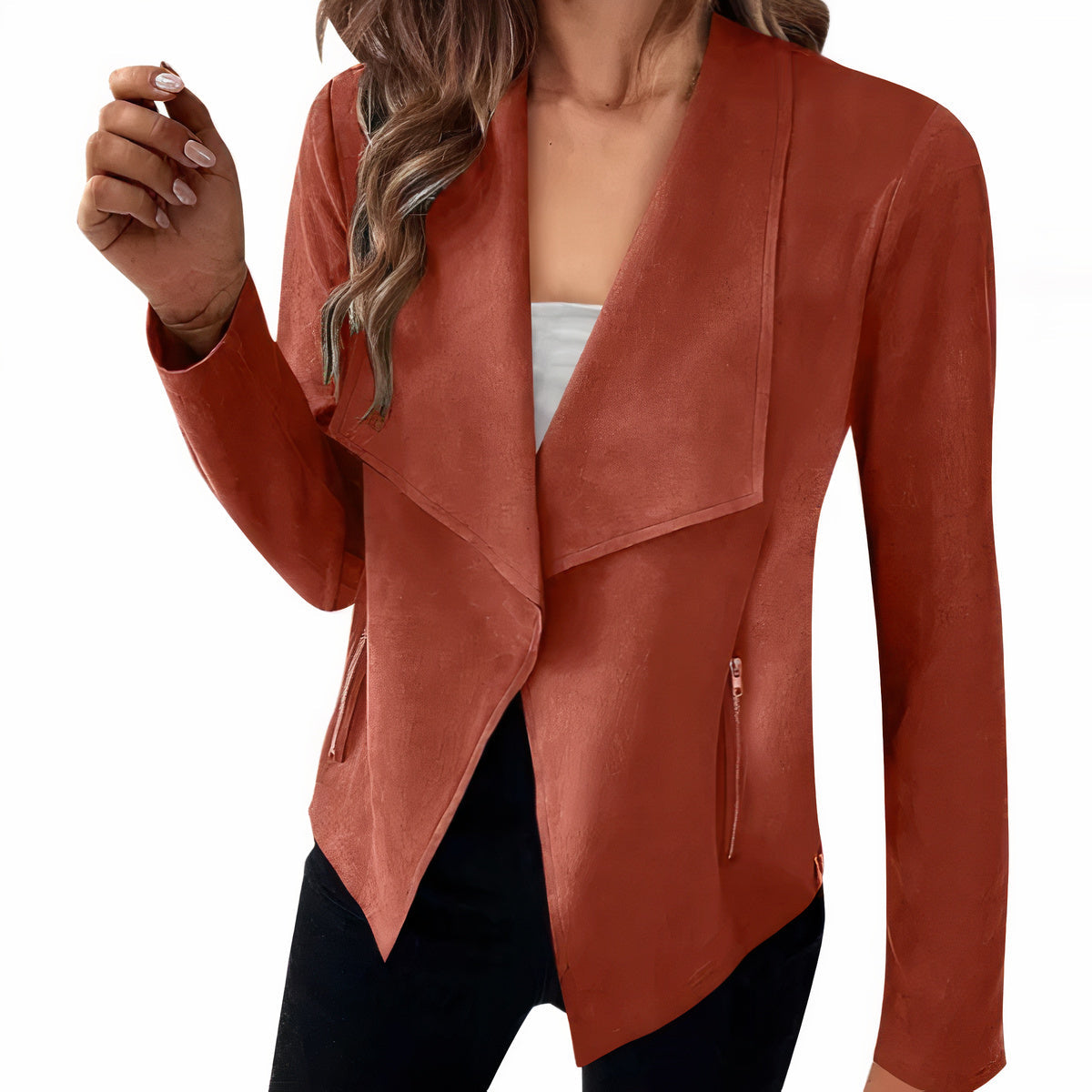 Damen Blazer aus Wildleder - Modell Saskia