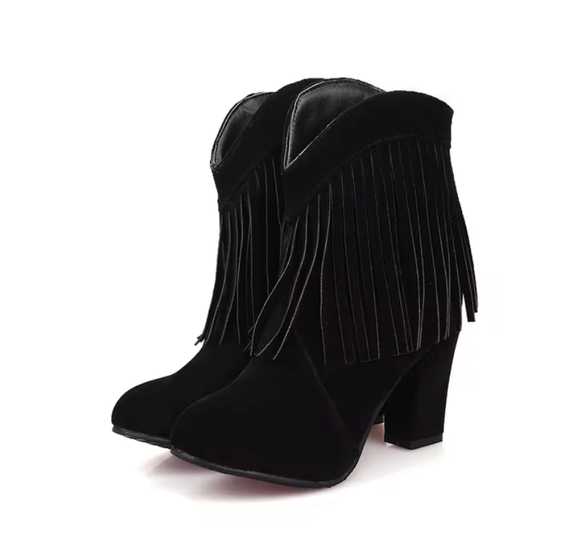 Stilvolle, orthopädische Damenboots im Boho-Stil