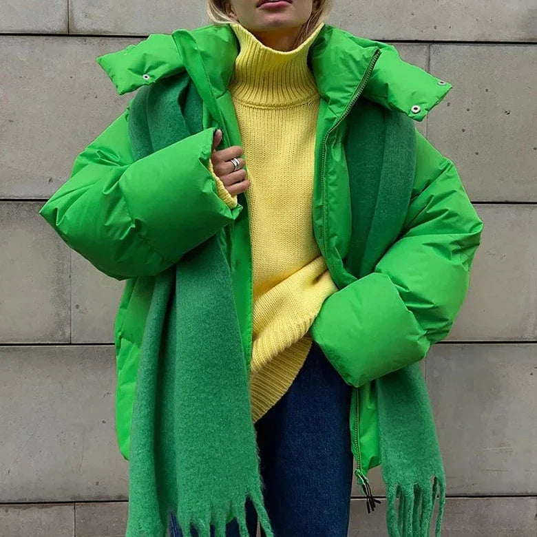 Alma: Einfarbige Jacke