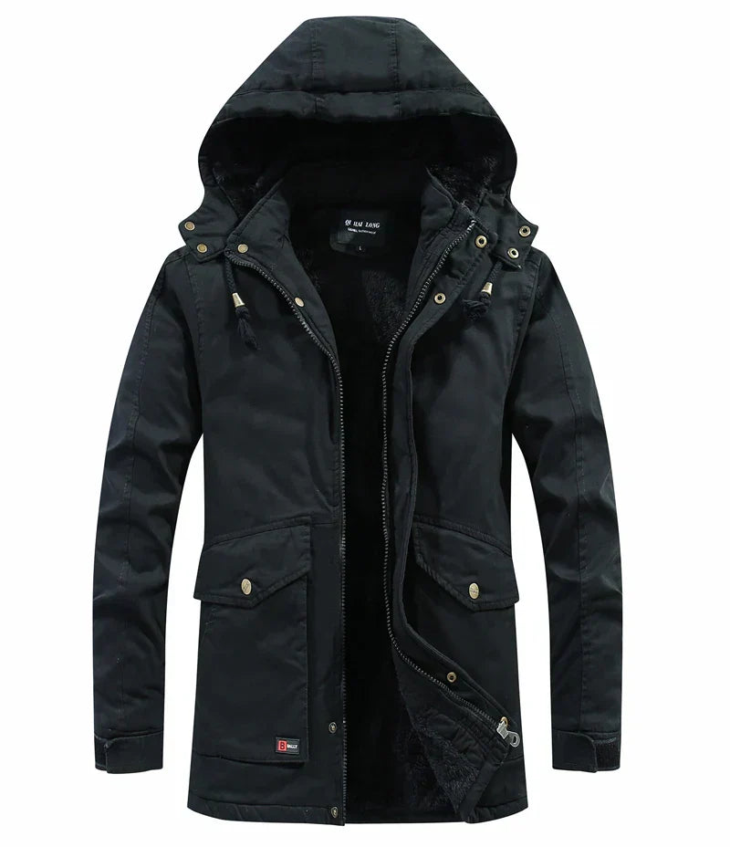 Herren Winterjacke mit Kapuze von Kristian