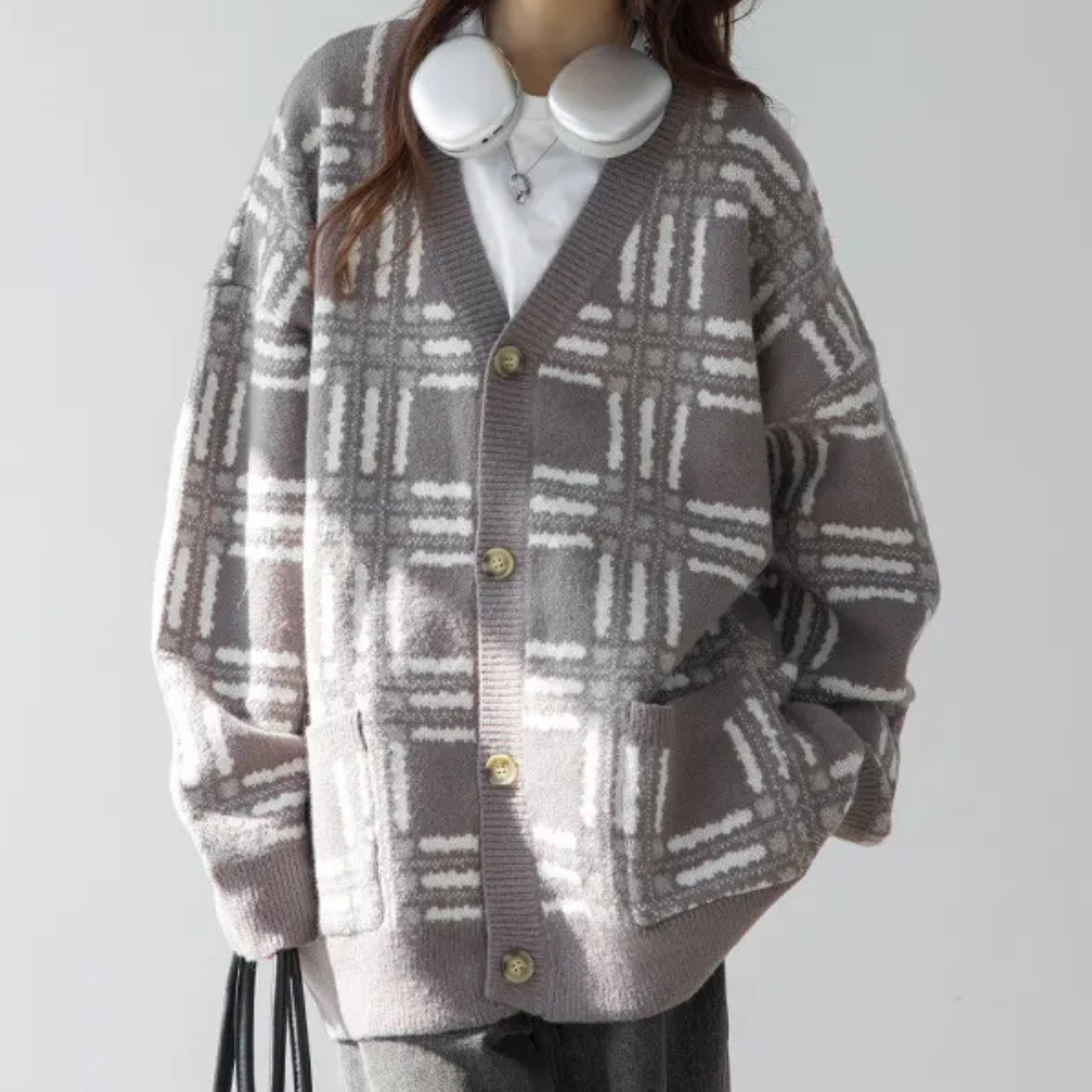 Damen Winterjacke NATALIE Kollektion - Eleganter Strick