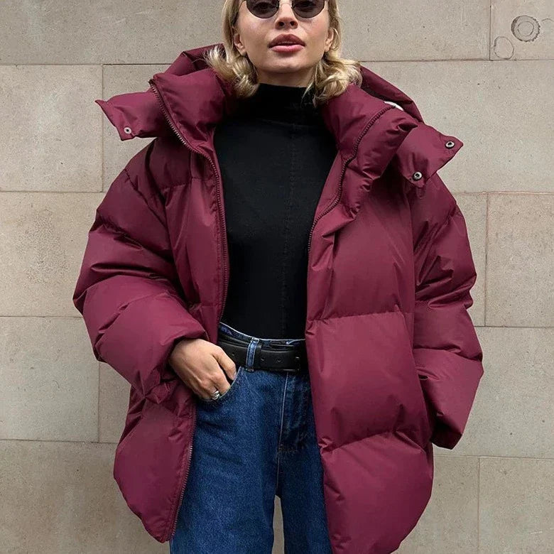 Alma: Einfarbige Jacke