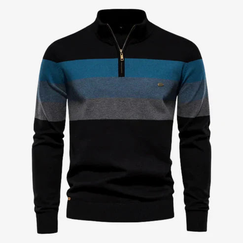 Fudus Retro Striped Sweatshirt