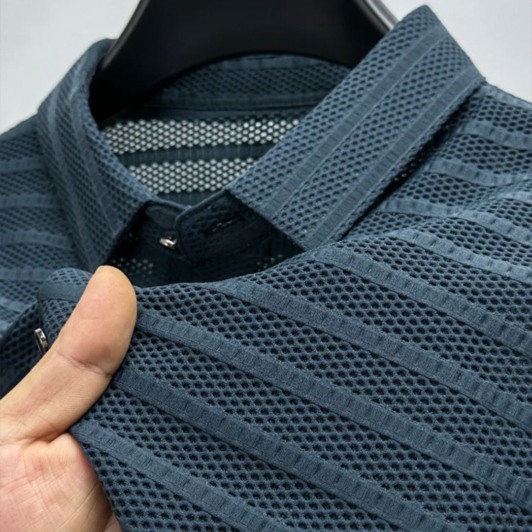 Männer Poloshirt aus atmungsaktivem Mesh - Corey