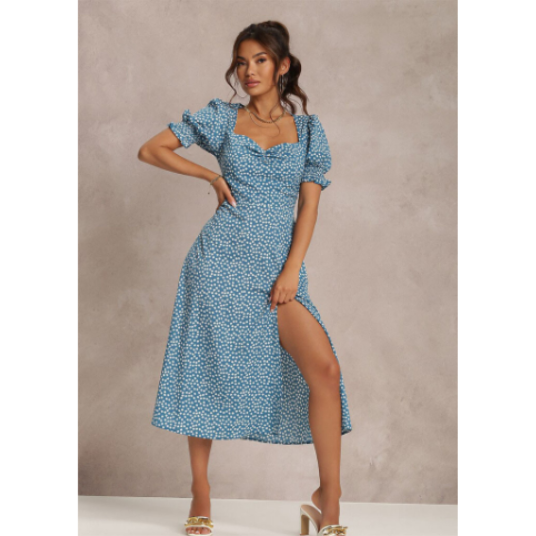 Vezra Damenkleid im Polka-Dot-Design