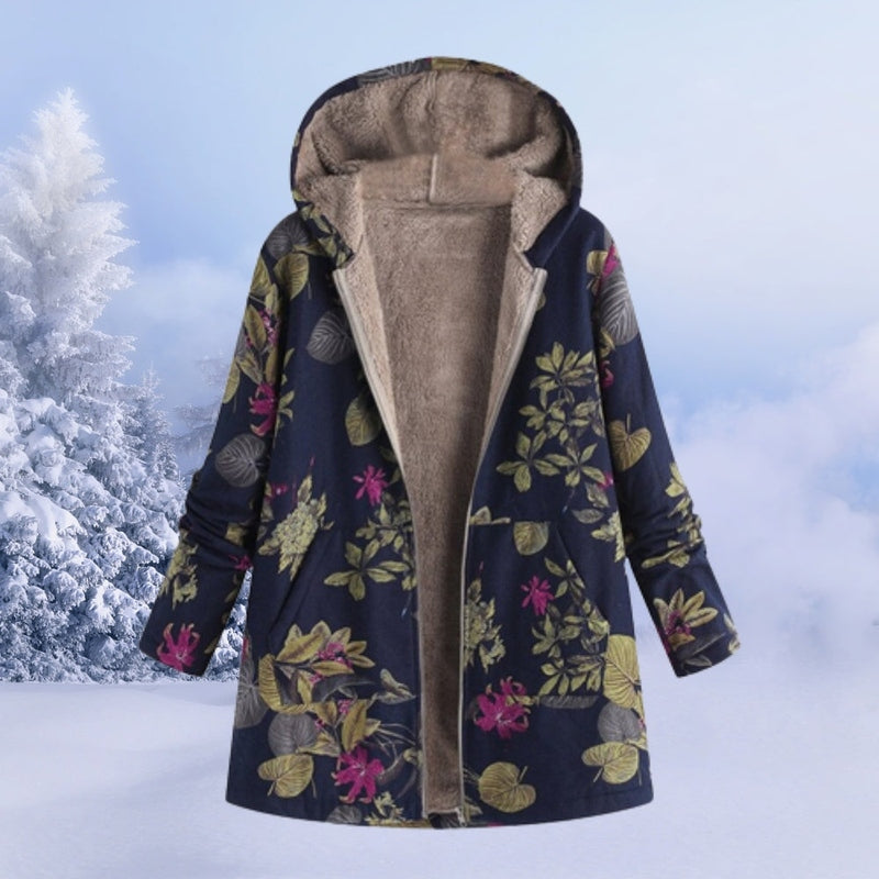 Angenehme Kapuzenfleecejacke Zoe für kalte Wintertage