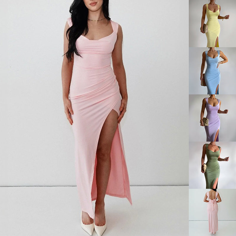Kleid Mit Schleife Am Rucken