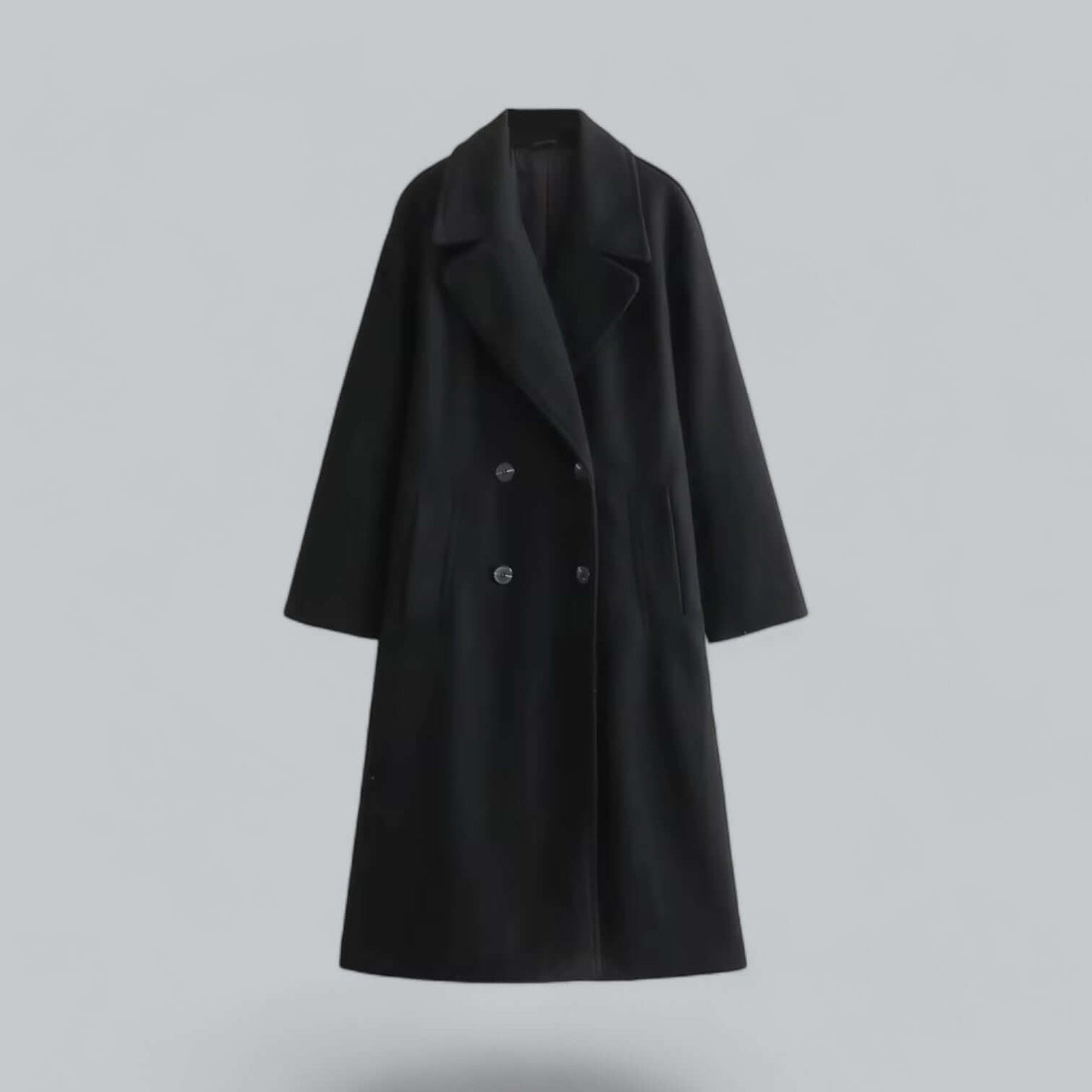 Krohn-e | Damen Oversized Knopfmantel
