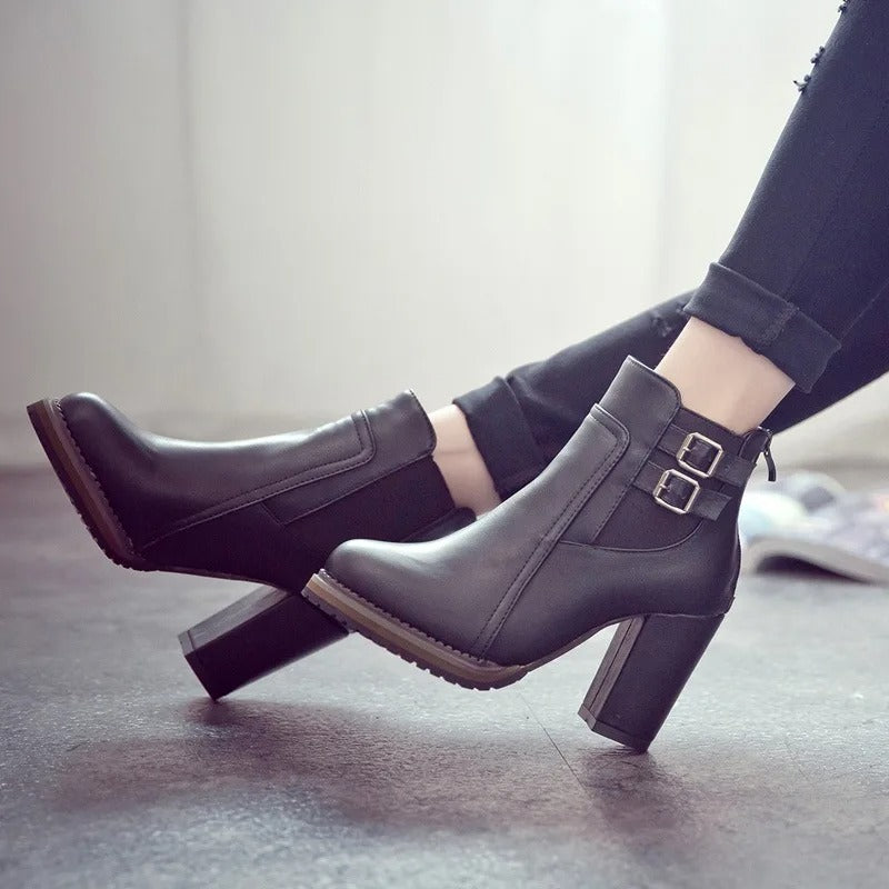Greta® Ankle Boots with Block Heel