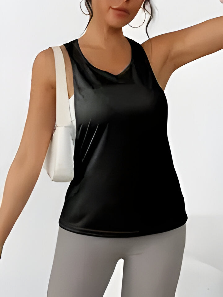 Fudus Damen Top, lässig und ärmellos