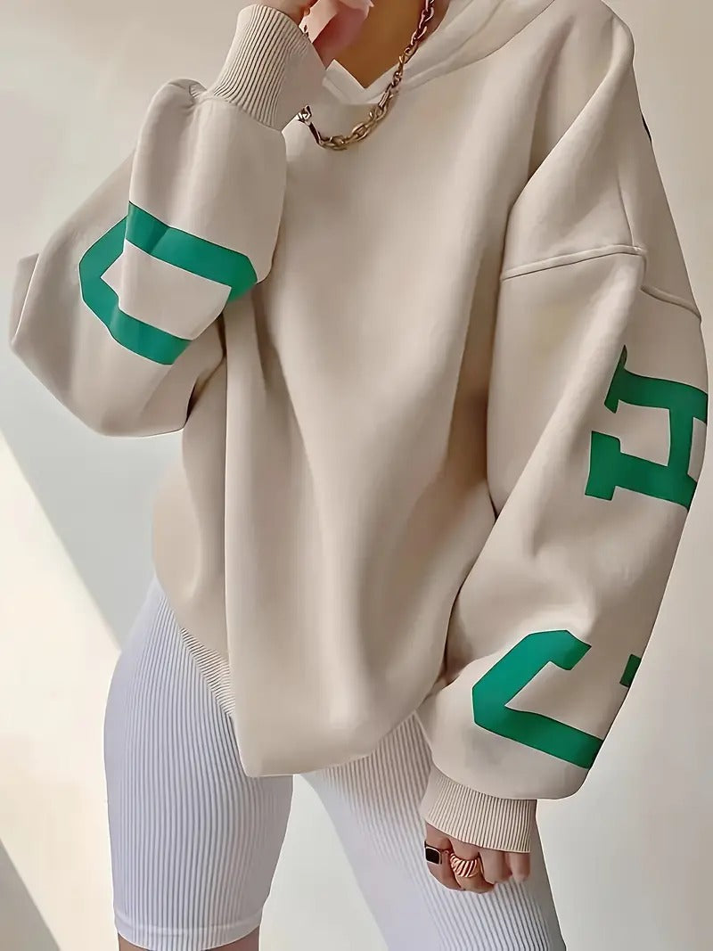 Cooler, trendiger Kapuzenpullover von Fudus mit grafischem Print