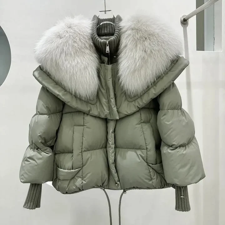 Frauen Winterjacke aus warmem Pelz - Lien