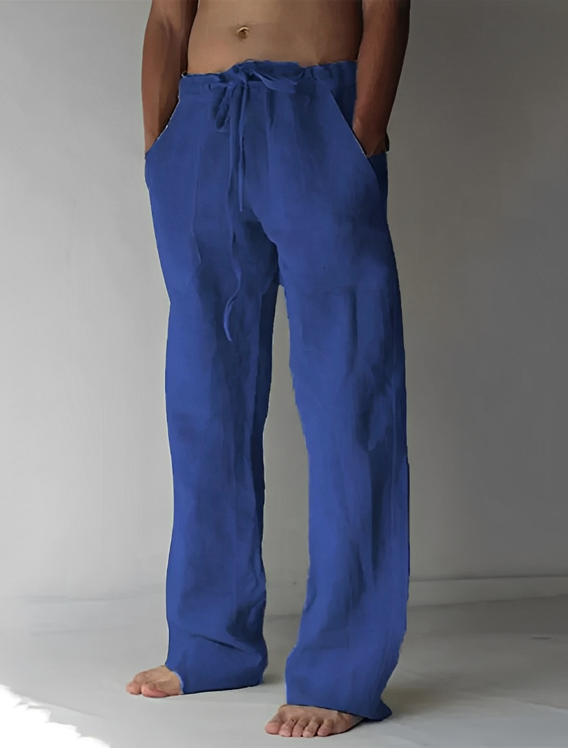 Herren-Leinenhose im Baggy-Stil von Garth