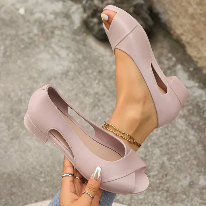 Damen-Abelia Peeptoe-Sandalen