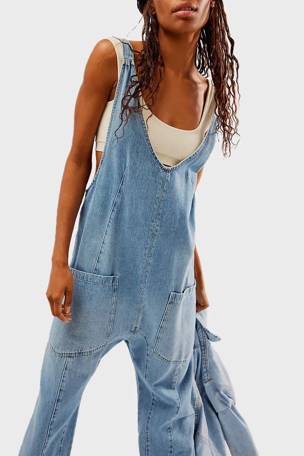Sherica Denim Overalls