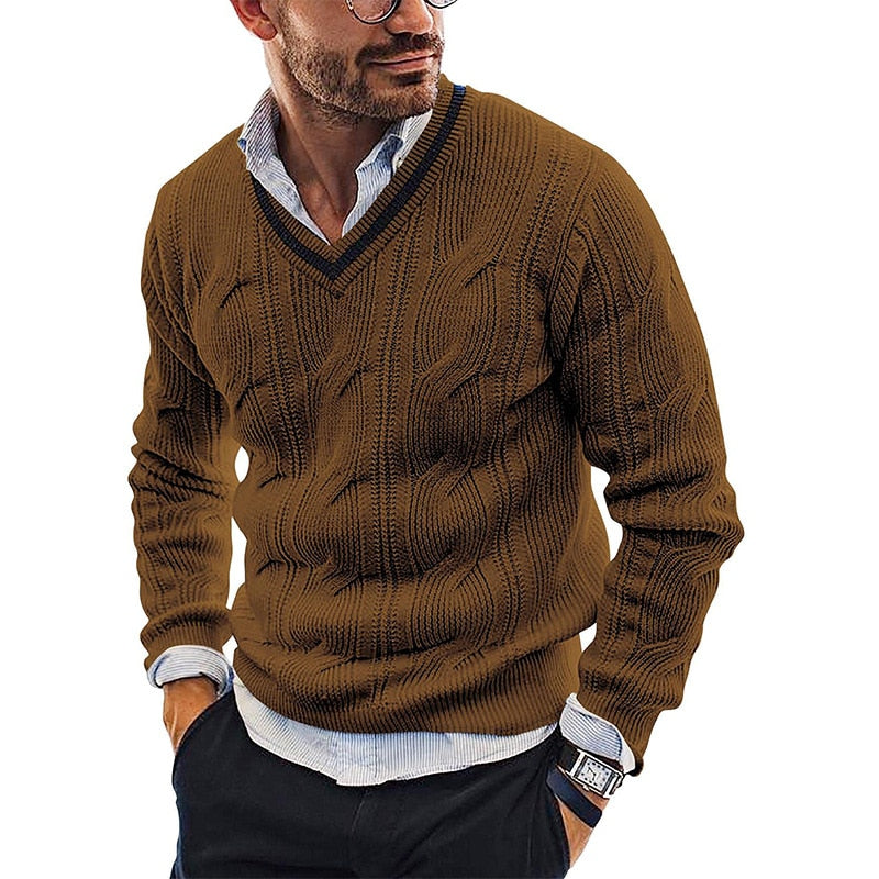 Hochwertiger warmer Pullover für Herren – Modell Guido