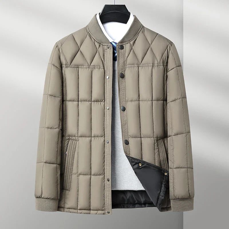 Herren Winter Daunenjacke aus Seide - Elegant von Josef