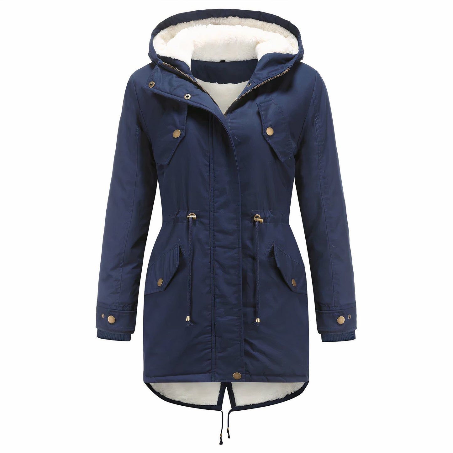 Schicke Damen Winterjacke mit Kapuze - Carlotta