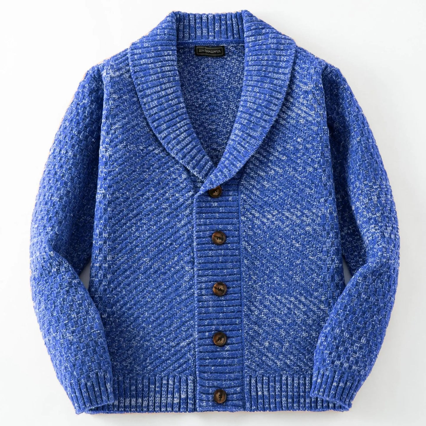 Hochwertiger, warmer Strickcardigan – Christiano