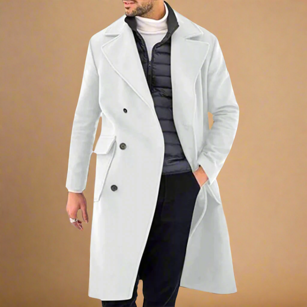 Edler, wärmer Trenchcoat für Herren – Heinrich