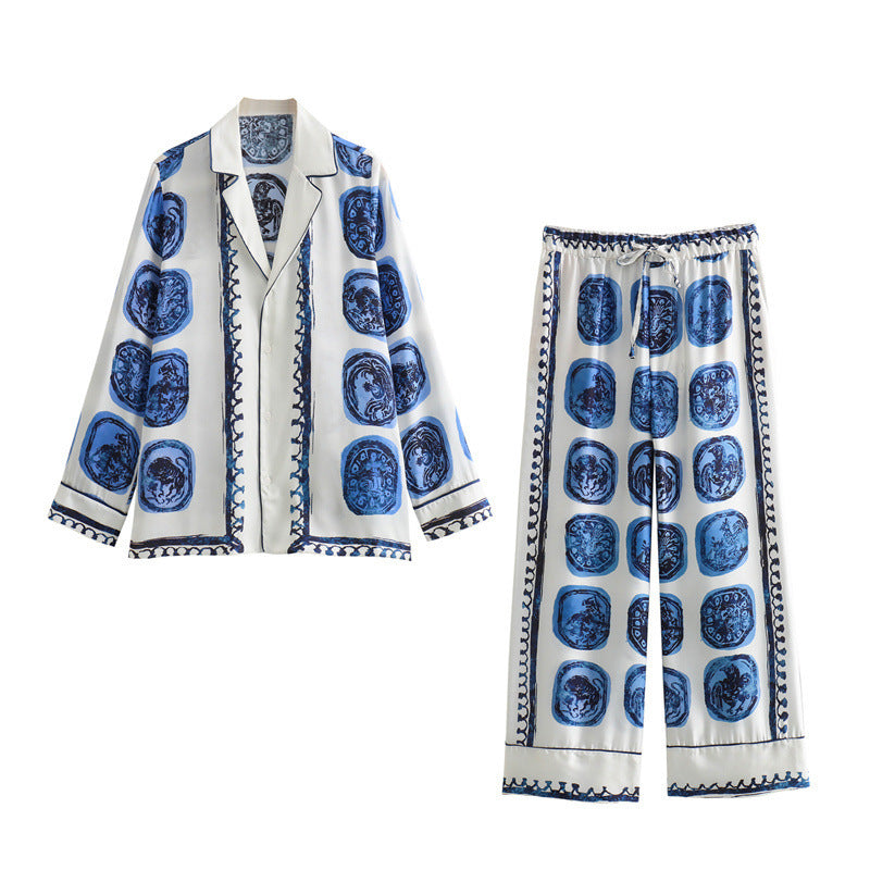 Satin Set für Damen von Fudus | bedruckt