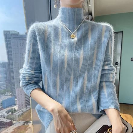 Antonia Pullover: Halbhoher Ausschnitt