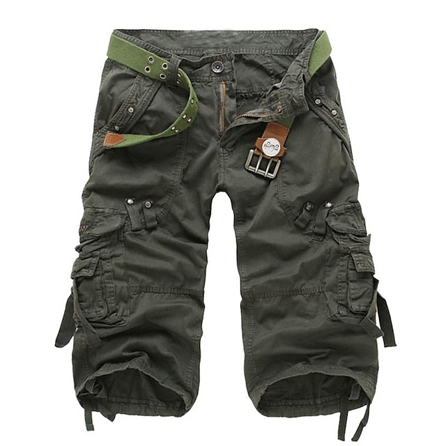 Sommer-Cargo-Caprihose mit geradem Schnitt - Zachariasus