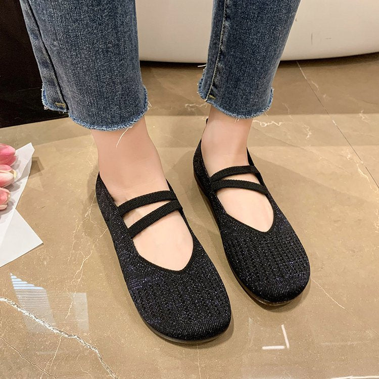 Indira Schuhe: Weiche, leichte, flache Slipper zum Reinschlüpfen