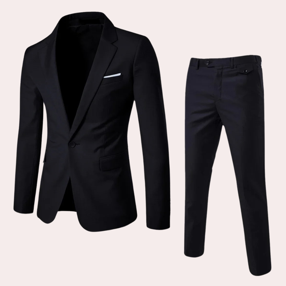 Elegantes Herren Anzug-Set (2-teilig): Blazer und Hose