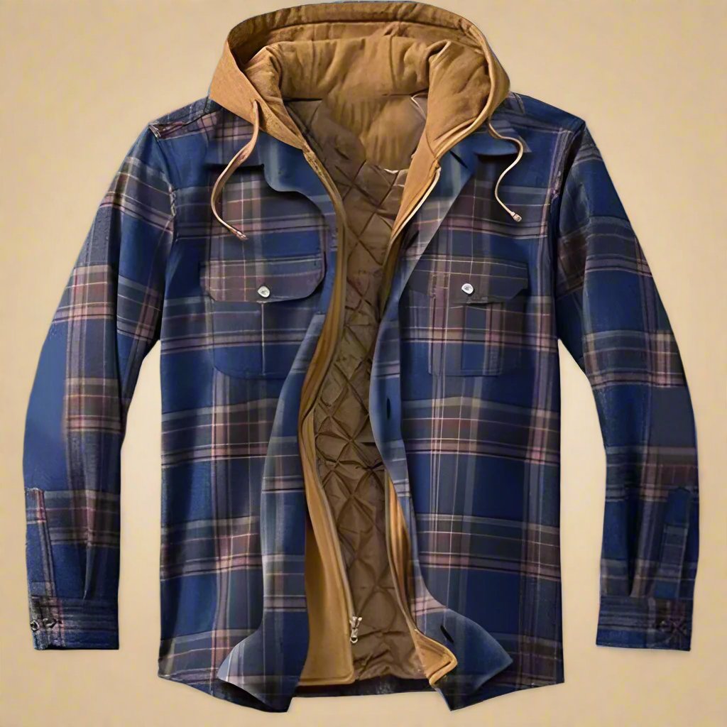 Emanuel Herren Winterjacke aus Flanell