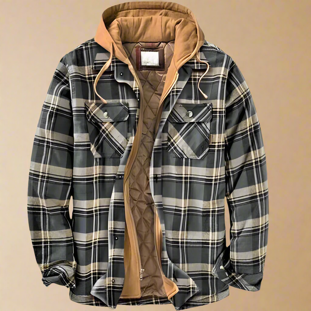 Emanuel Herren Winterjacke aus Flanell