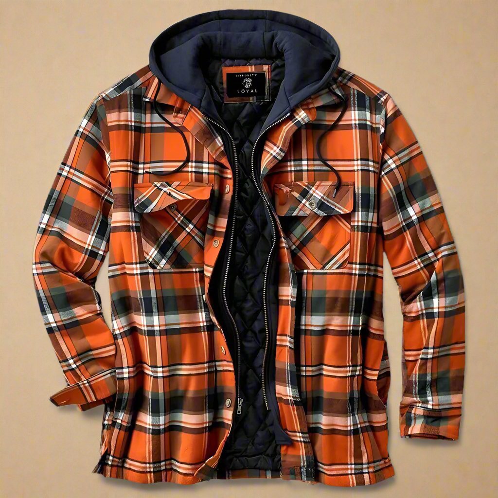 Emanuel Herren Winterjacke aus Flanell