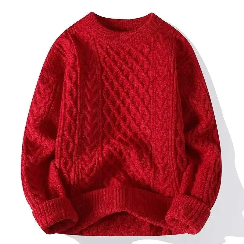 Mason Herrenpullover im Vintage-Strickdesign