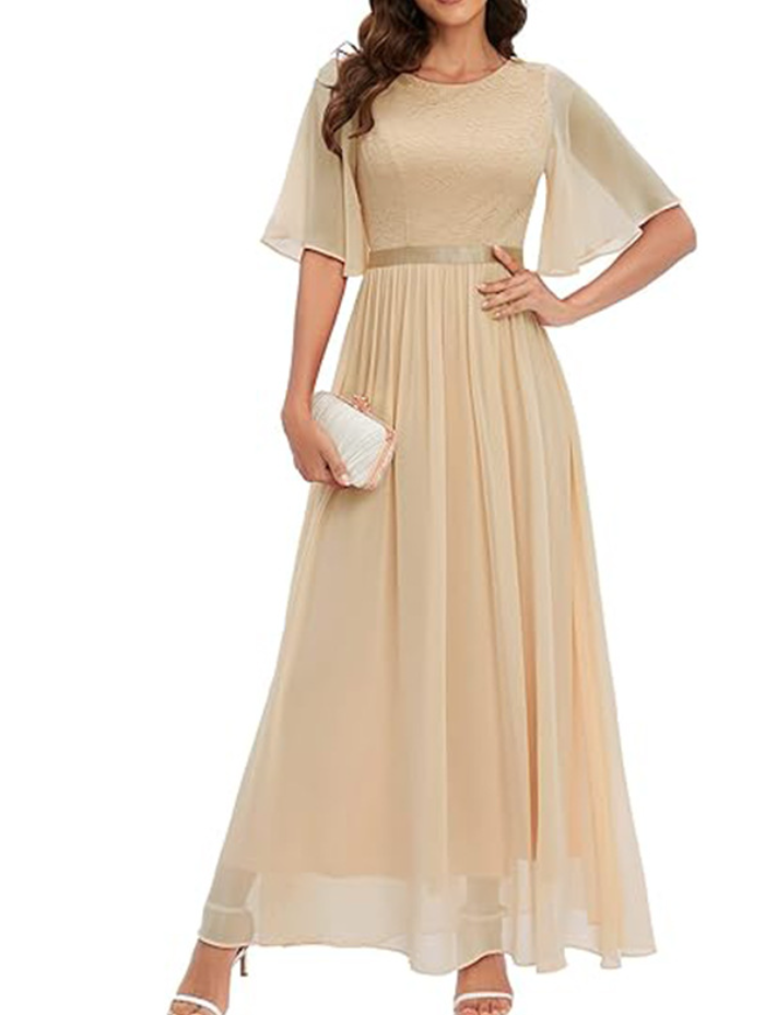 Abendkleid Isabella mit Spitze von Krohn-e