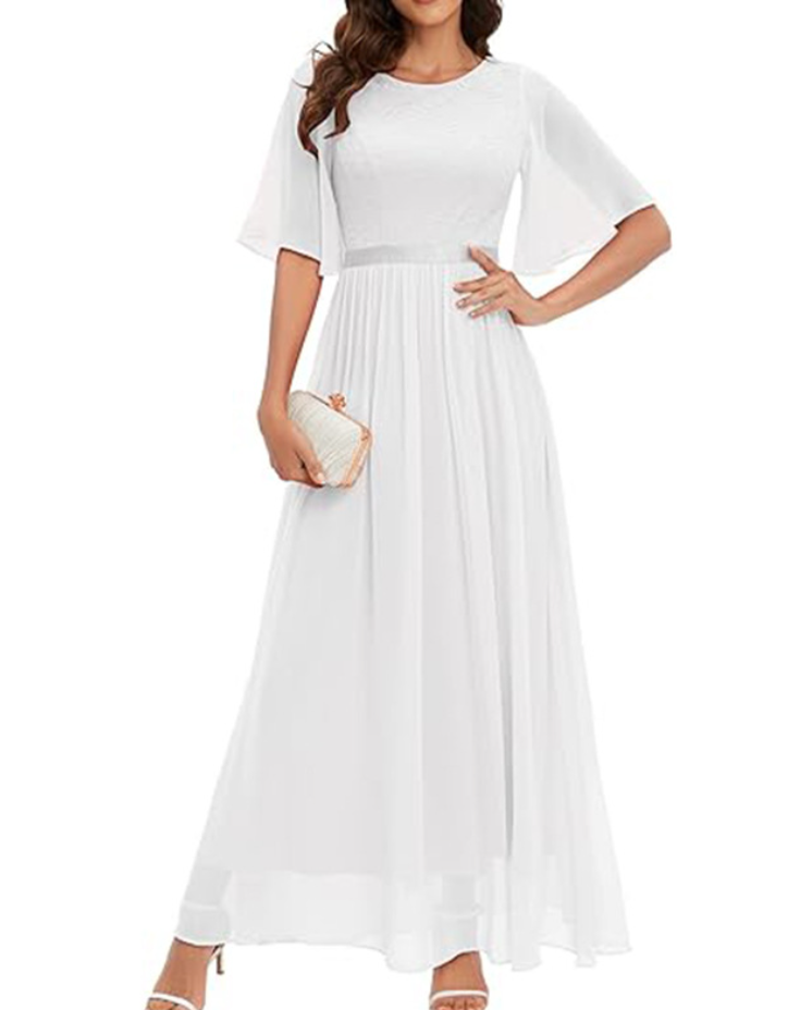 Abendkleid Isabella mit Spitze von Krohn-e