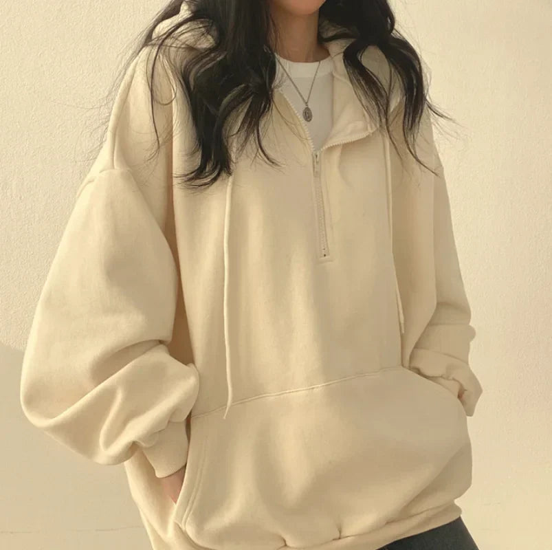 Fudus Damen Kapuzenpullover: Komfort und Stil vereint im Harajuku-Look