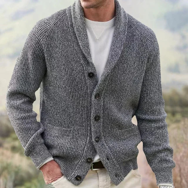 Klassische Herren-Strickjacke Zeno
