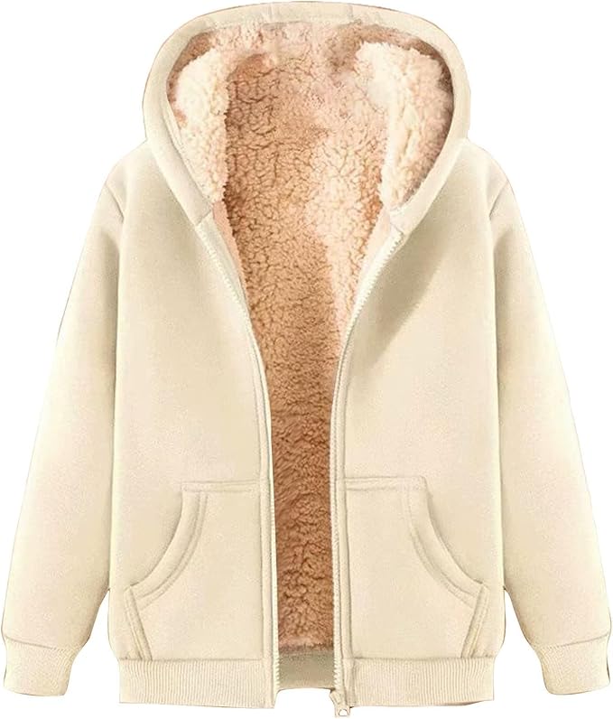 Weicher Fleece-Kapuzenpullover für Damen – Tamara