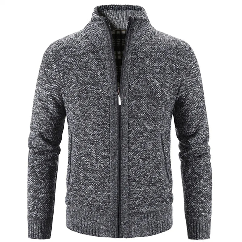 Herren Winterstrickjacke im Casual-Stil - Geroz