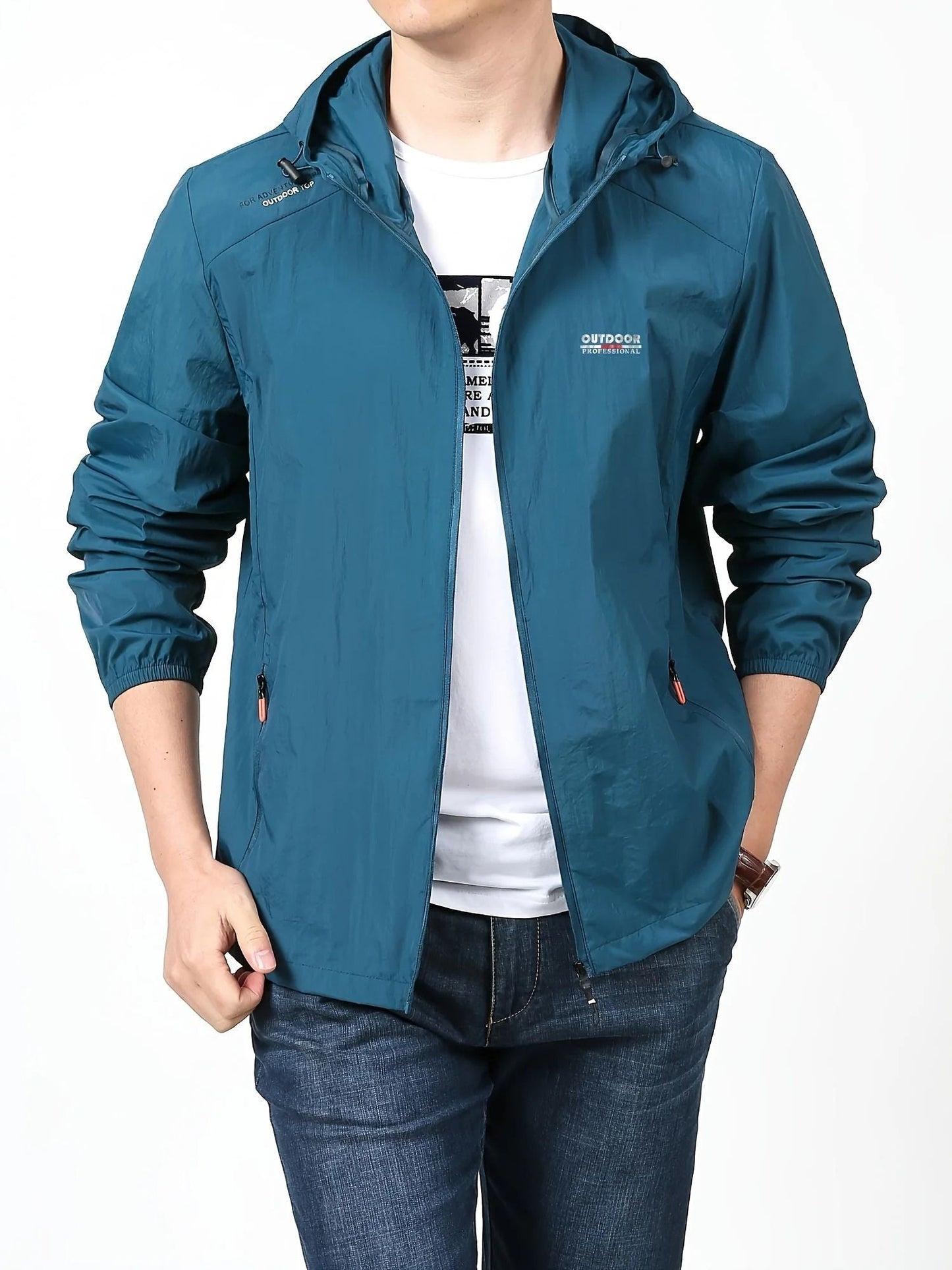 Herren-Kapuzenpullover mit Reißverschluss - Modell Albert