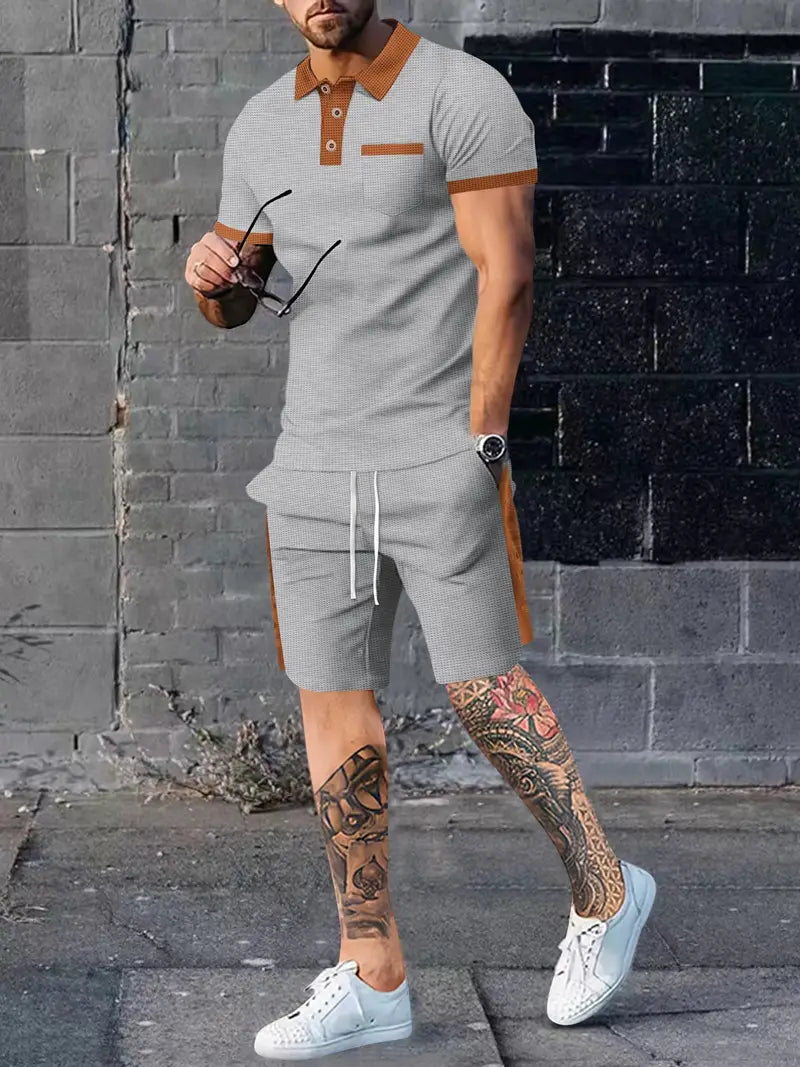 Hagen Sommer-Set: Luxuriöses Shorts und Poloshirt