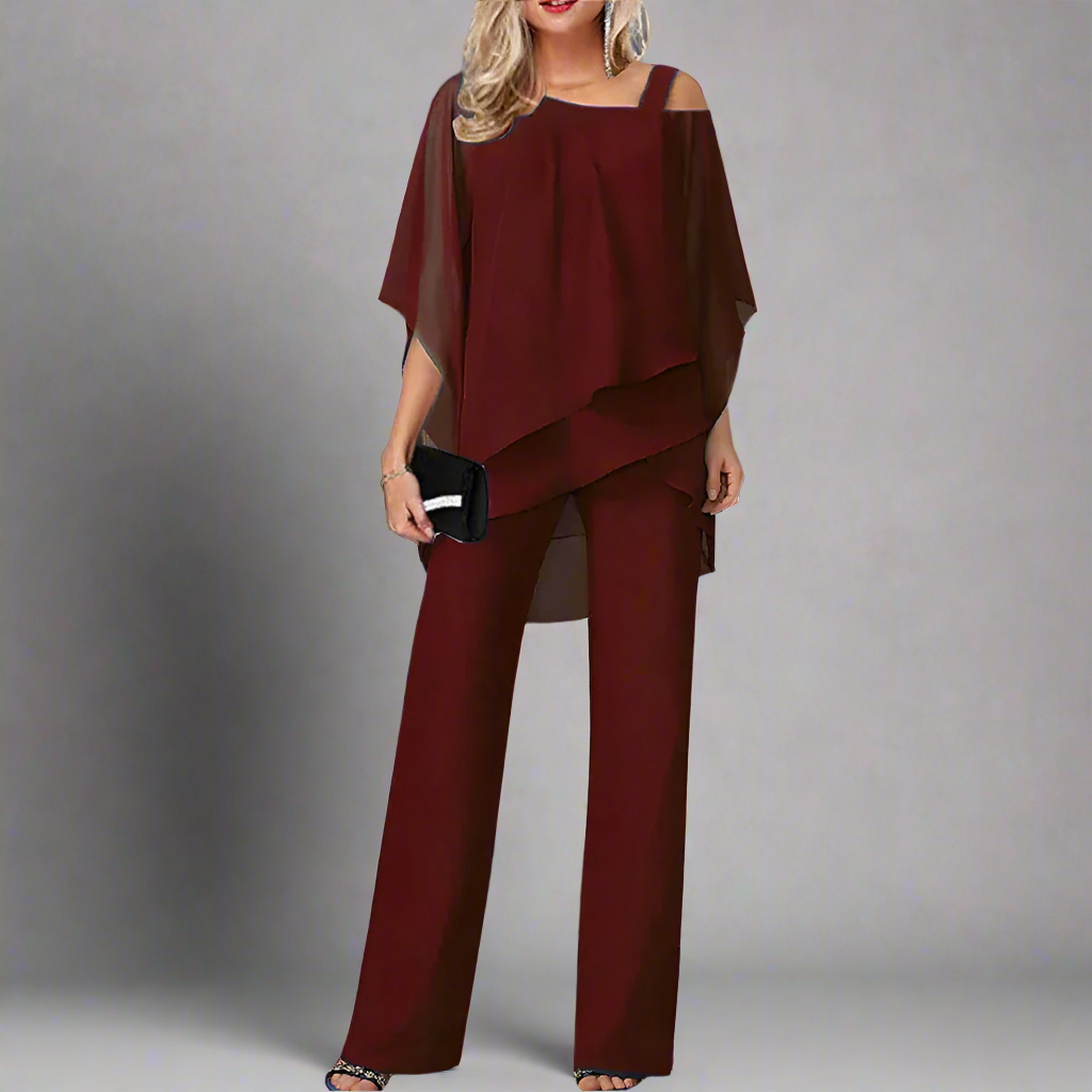 Elegantes Damen-Chiffon-Set für festliche Anlässe