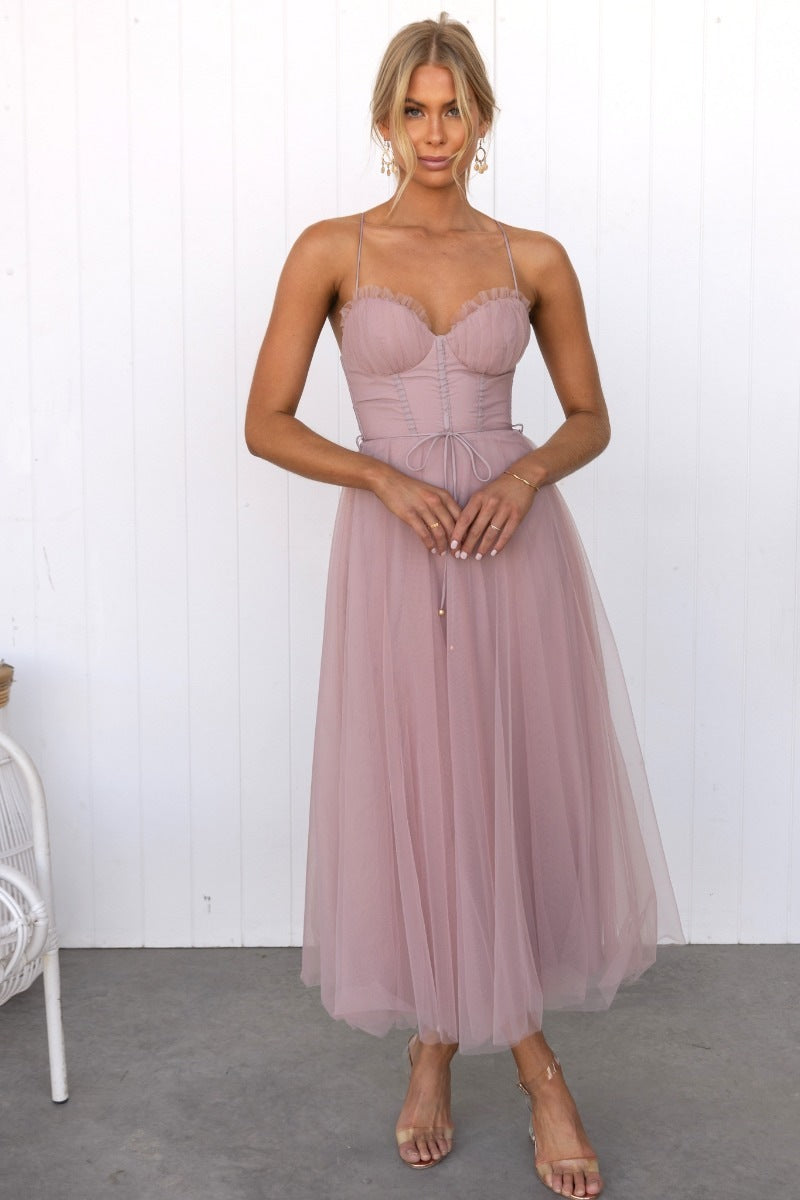 Niana Mesh-Partykleid